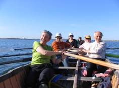 Adult Rowing in Boston Harbor